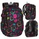 CoolPack FACTOR Youth Backpack for Girls - Electric Hearts Design