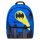 Baagl Batman Blue Preschool Backpack for Boys - Lightweight & Waterproof