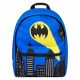 Baagl Batman Blue Preschool Backpack for Boys - Lightweight & Waterproof