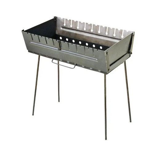  Mangal Grill for 10 champagnes foldable charcoal camping grill