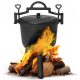  Cast Iron Standing Cauldron 8l Hunting Pot Hungarian Campfire Grill
