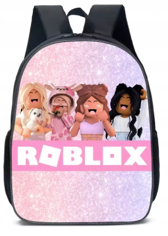 Roblox Themed Multi-Compartment School Backpack with Durable Waterproof Print