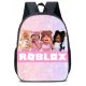 Roblox Themed Multi-Compartment School Backpack with Durable Waterproof Print