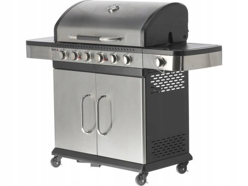 GAS GARDEN GRILL 20kW YATO STAINLESS STEEL SOLID CAST IRON GRATE