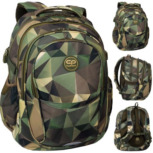 CoolPack Factor Youth School Backpack in Vibrant Designs and Colors