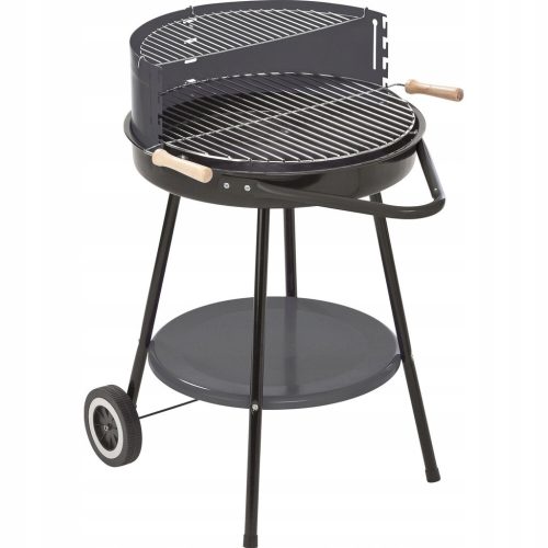  Round charcoal grill with large foldable grate Landmann Mr. Gardener 48.5cm