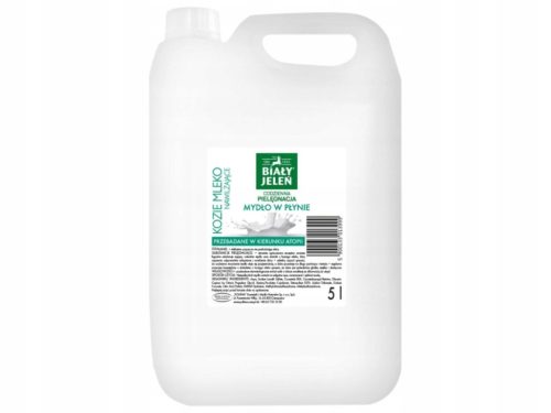 Bialy Jelen Hypoallergenic Liquid Soap with Goat's Milk, 5L Bulk Refill