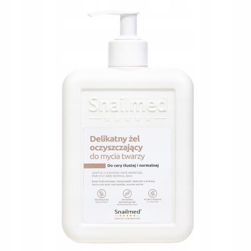 Snailmed Gentle Cleansing Gel for Oily and Normal Skin – Effective Sebum Control