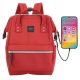 Himawari Large Capacity Urban Laptop Backpack with USB Port