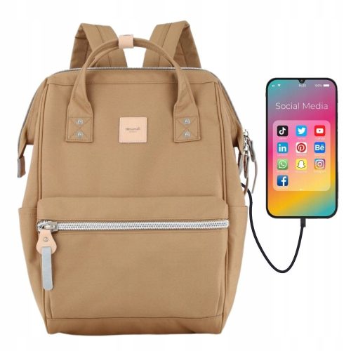 Himawari® Stylish Women's Urban School Backpack with Laptop Compartment & USB Port