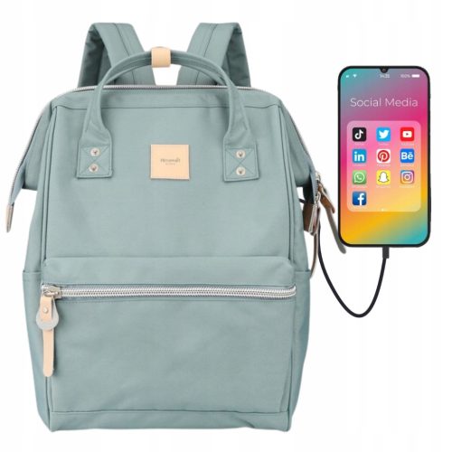 Himawari® Urban Youth Sports Backpack with USB Port – Durable & Water-Resistant