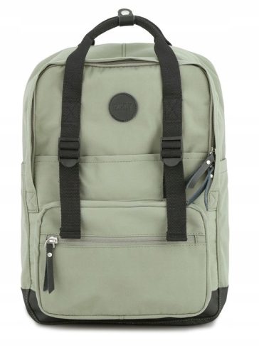 Himawari Stylish Urban Backpack with Laptop Compartment - Green & Black
