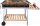  BBQ Collection Grill 98 x 56 x 85 cm, silver
