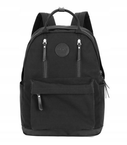 Himawari® OKTA Black Urban Laptop Backpack: Stylish & Durable for Everyday Use