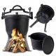 CAST IRON POT HUNGARIAN HUNGARY HUNTING POT CAMPFIRE ROASTS GRILL 15 L