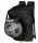 Black Sports Backpack with Shoe/Ball Mesh Holder v25
