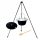  HUNGARIAN ENAMELED KETTLE 14 L STAND 120 m LID