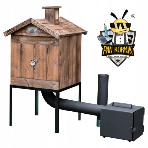  SMOKEHOUSE WOODEN STOVE XXL IMPREGNATED NEWEST READY-MADE SET LARGE TOP