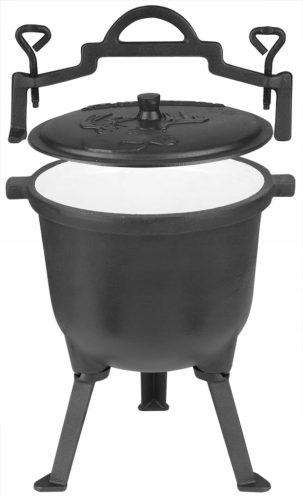  Cast iron standing roasting pot 8l enameled Rossner