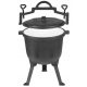  Cast iron standing roasting pot 8l enameled Rossner