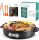  Round Electric Table Grill With Hot Pot 2in1 SILVERCREST 1800W