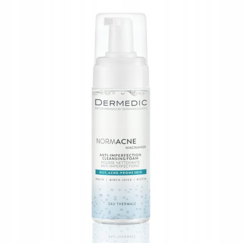 Dermedic Normacne Niacinamide Cleansing Foam for Sensitive, Oily & Mixed Skin, 170ml
