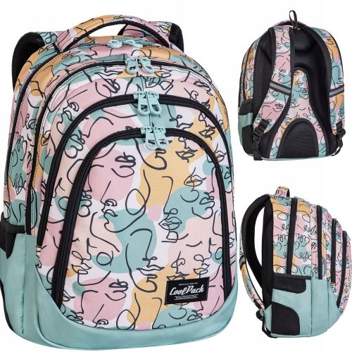 Art Deco Coolpack Drafter 3 Stylish Youth School Backpack