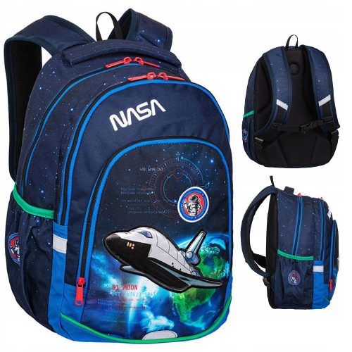 Colorino Primer NASA-Themed School Backpack for Grades 1-3