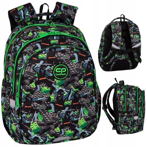 Coolpack Jerry School Backpack for Boys, Grades 1-3 - Ideal for Everyday School Use