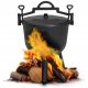  Cast iron standing cauldron 10L hunting pot campfire grill MultiGarden