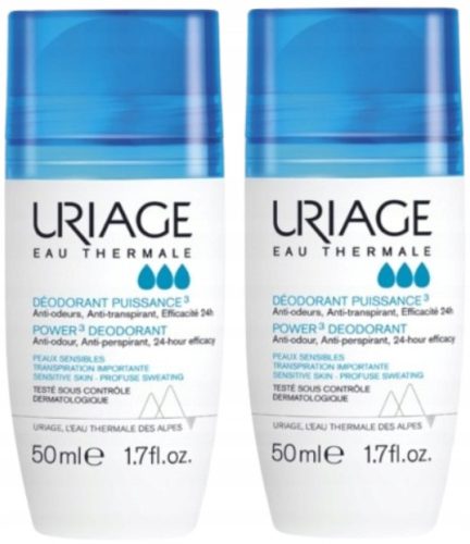 Dual Pack Eau Thermale Soothing Roll-On Antiperspirant, 2 x 50 ml
