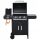  Gas grill with 4 burners metal thermometer 110x50x100cm side burner