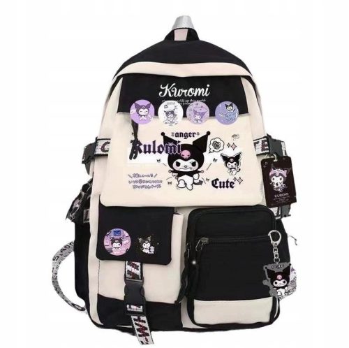 Zenoluxe Kuromi Multifunctional Backpack for Women - Ideal for Work, Travel, and Outdoors