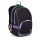 Topgal KIMI 25010: Stylish Black School Backpack with Colorful Zippers