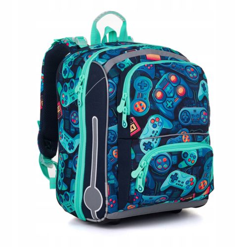 Topgal BEBE 25012 Boys’ School Backpack with Console Pattern Design