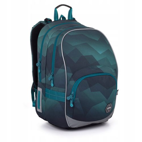 Topgal KIMI 25020 Green Zigzag School Backpack