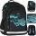 Starpak Youth Bike-Themed Durable School Backpack with Reflective Strips