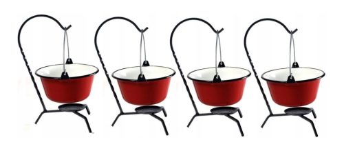  HUNGARIAN KETTLE MINI WARMER 0.8l SET OF 4 HANGING