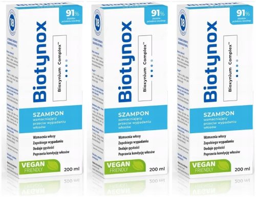5x Biotynox Hair Strengthening Shampoo 200ml - Prevents Hair Loss