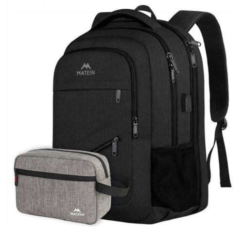 Matein Urban Waterproof Laptop Backpack with Bonus Cosmetic Bag