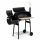  Large garden grill 2in1 smokehouse, cover + thermometer