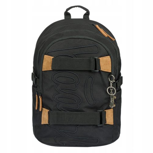 BAAGL Skate Darkness School Backpack with Skateboard Straps