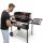  Garden Charcoal Grill | Large Grate 53x34 | Wheels | 2 Large Shelves