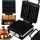  Waffle maker ELECTO WAFFLE MAKER BLACK 2 FLUFFY WAFFLES SOLID 2000 W black