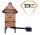  Wooden garden smokehouse TOKO Wood Smokehouse SET