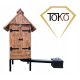  Wooden garden smokehouse TOKO Wood Smokehouse SET