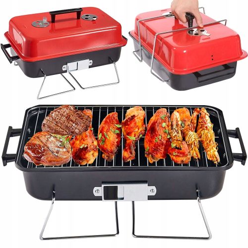  BBQ Charcoal Grill 48 x 28 cm