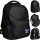 BeUniq Stitch Black School Backpack DS25HH-2705