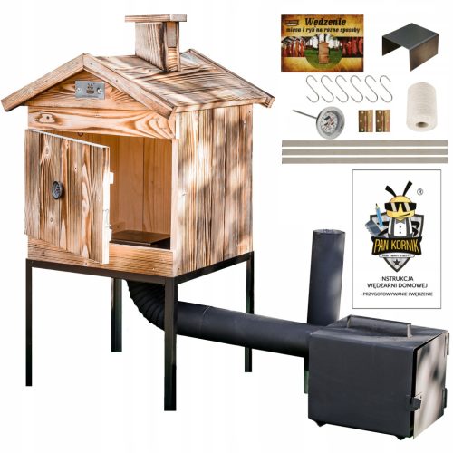  WOODEN SMOKEHOUSE XXL SMOKEHOUSE SMOKEHOUSE SET AND FREE GIFTS SMOKE STOVE