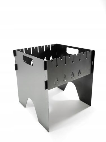  Mangal Grill For 6 Skewers Charcoal Metal 2.5 mm Foldable Practical